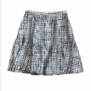 JAGGAR Herron Skirt in White Check